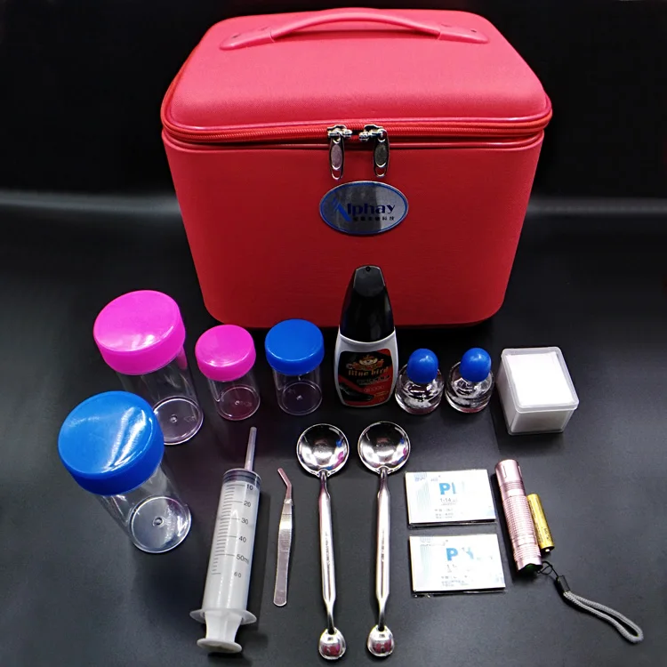 Alphay Direct Selling Product Do Demonstration Experimental Toolbox Universal Sanitary Towel Demo Set 14-Inch Large Size Canvas