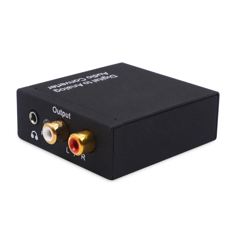 Цифро-аналоговый преобразователь DAC цифровой SPDIF Toslink в аналоговый стерео аудио L/R конвертер адаптер с оптическим кабелем для PS3 XB