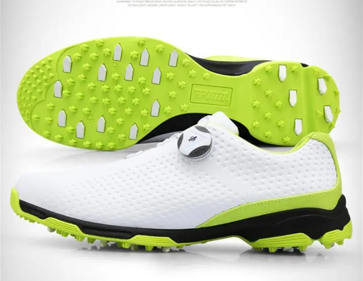 Новая мужская обувь для гольфа PGM спортивная обувь водонепроницаемые ручки с пряжкой дышащие противоскользящие мужские кроссовки для гольфа XZ095