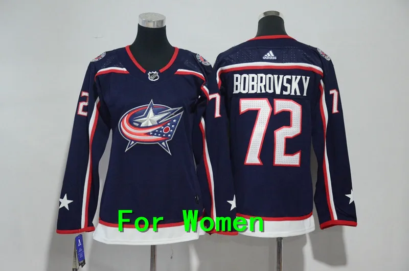 Женский взрослый вышитый Коламбус#71 Ник фолигно 72 Sergei Bobrovsky Джерси - Цвет: 3