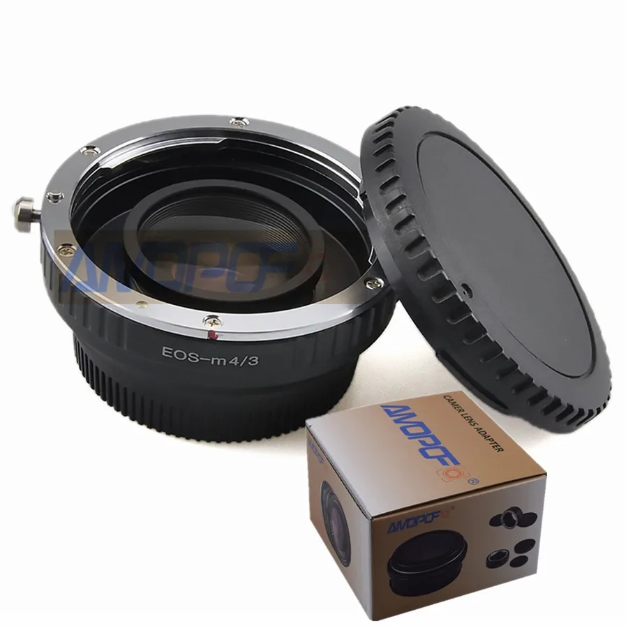 Eos Per M4/3 Adattatore, Eos-M4/3 Focale Riduttore Di Velocità Booster Adattatore Per Canon Ef Mount Lens Per Olympus E-P1, E-P2, E-P3, E-Pl1