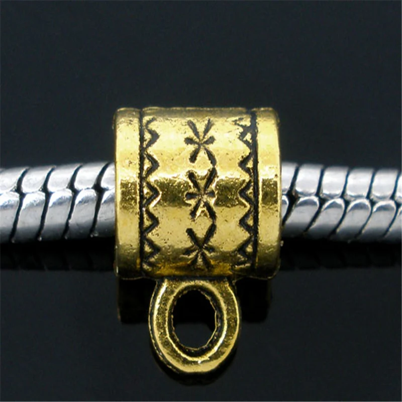 100 шт. Doreen Box Cup Beads Fit Charm Bracelets золотой цвет аксессуары для самостоятельного