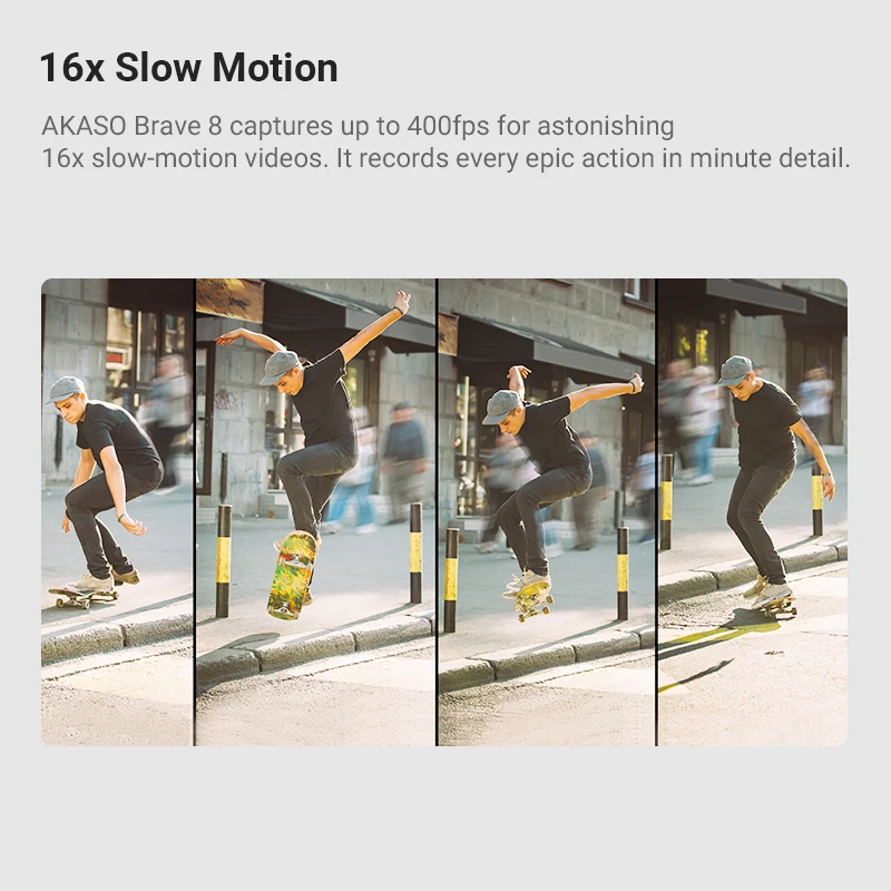New ! AKASO Brave 8 4K60fps 48MP Action Camera SuperSmooth Vlog Camera 8K Time-Lapse Waterproof Action Camera Dual Screen