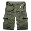 2022 Mens Military Cargo Shorts Summer army green Cotton Shorts men Loose Multi-Pocket Shorts Homme Casual Bermuda Trousers 40 ► Photo 2/6