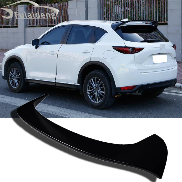 На верхушке крыши авто спойлер заднего багажника, крыла губы для Mazda CX-5 CX5- ABS черный и белый авто аксессуары