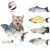 Pet Soft Electronic Fish Shape Cat Toy Electric USB Charging Simulation Fish Toys Funny Cat Chewing Playing Supplies Dropshiping