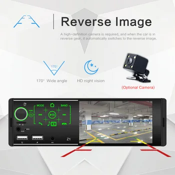 

NEW 1 din Car Radio 4.1" Inch Touch Screen Car Stereo Multimedia MP5 Player Bluetooth RDS Dual USB Support Micphone Autoradio