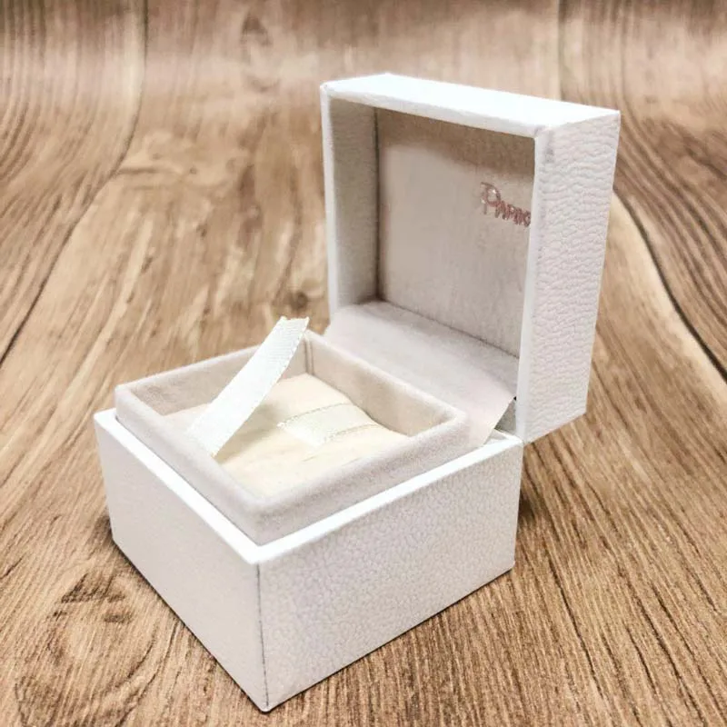 

Newest 5*5*4 Cm Packaging Paper Box Ring Display Ring Earrings Gift Velvet Box Compatible With Ring Earring DIY Europe Jewelry