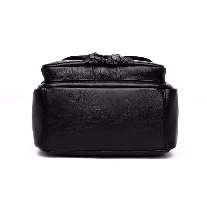 Женские кожаные рюкзаки для девочек, Sac A Dos Femme, школьные сумки для девочек, Дамский рюкзак большой емкости, повседневный женский рюкзак