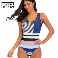 Сексуальный винтажный купальник с сердечком, женский слитный купальник, большой размер s, слитные костюмы, монокини, пуш-ап размера плюс, купальники