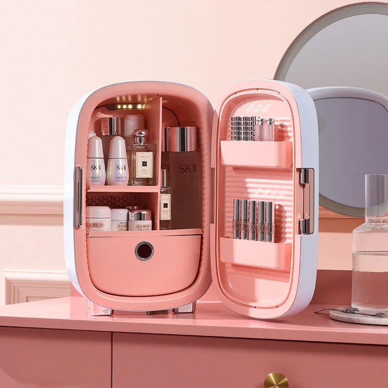 nevera pequena para maquillaje refrigerador para el cuidado de la piel almacenamiento de cosmeticos enfriador de refrigeracion 10l refrescante