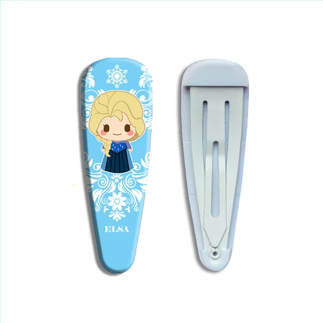 Disney Mickey Minnie Frozen Hairpin Cute Girls Headdress Children Hairpin Cartoon Girl Side Clip Hair Accessories Birthday Gifts 10