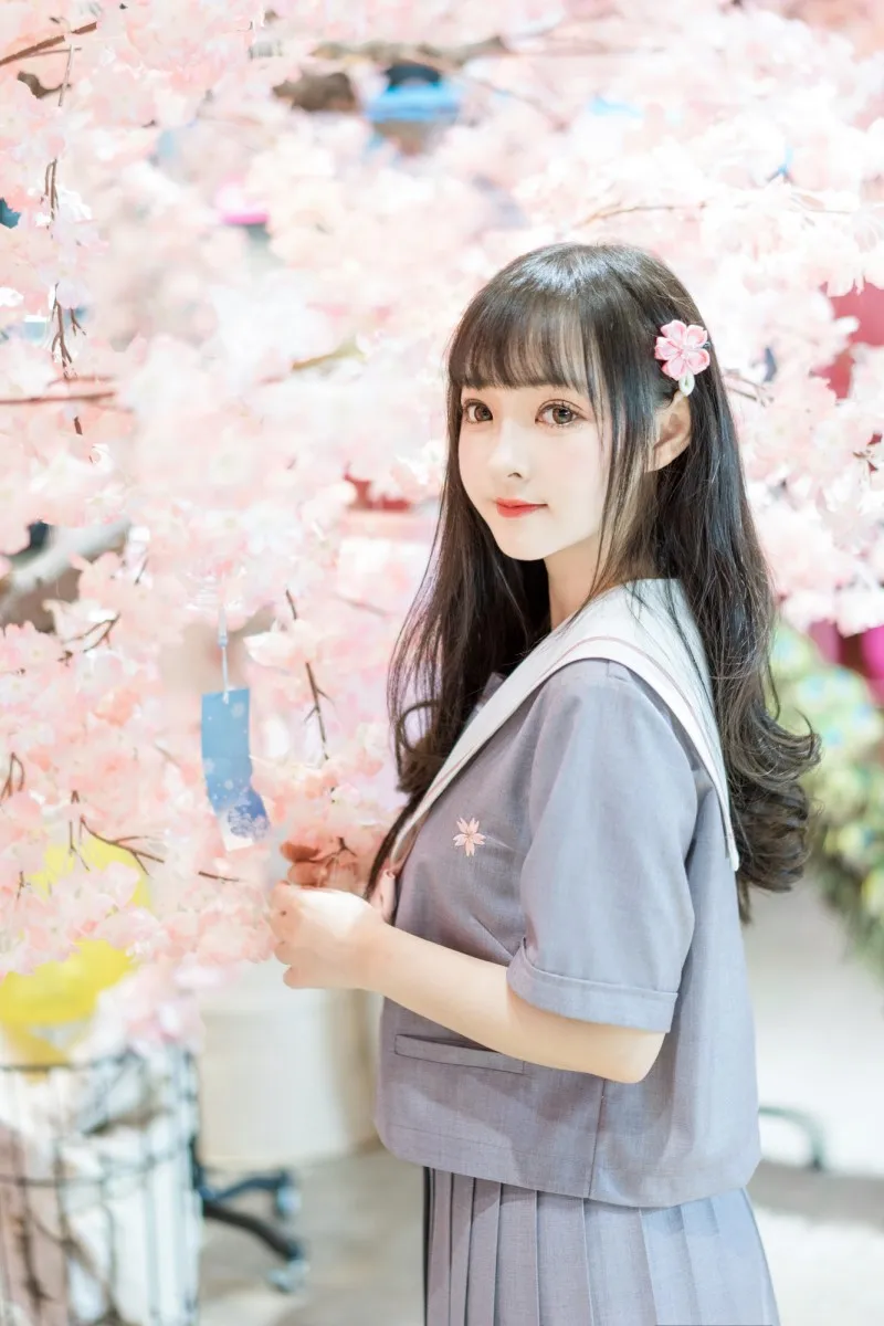 Школьная форма для девочек в японском стиле Sakura embroided 2020 весенние женские костюмы униформы для старшей школы