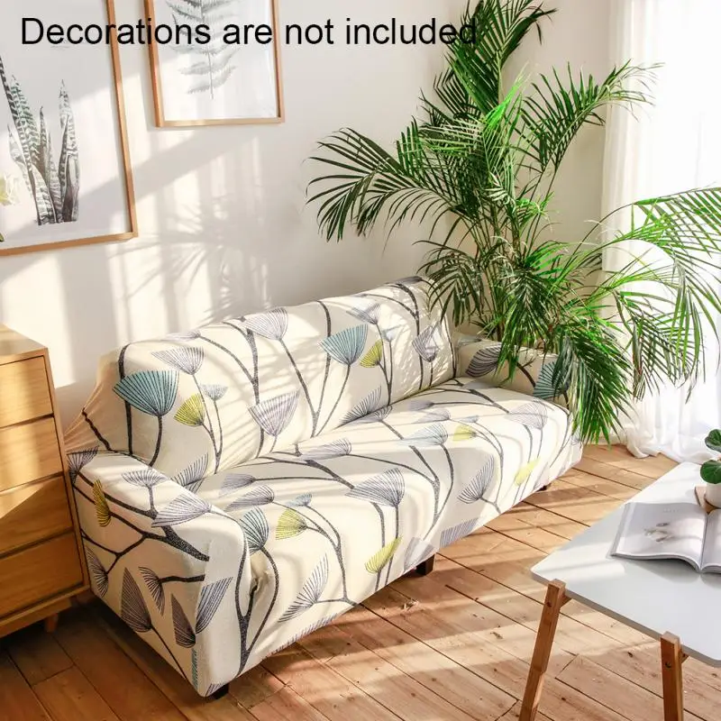 

Dandelion Modern Style Sofa Cover Spandex Elastic Polyester Print Living Room Couch Slipcover Chair Furniture Protector S-XL