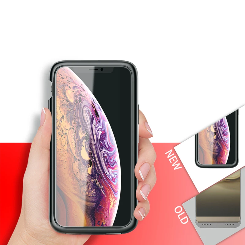 6000 мАч power Bank для iPhone 11 Pro 11 Pro Аккумулятор max зарядное устройство чехлы Смарт Беспроводное зарядное устройство чехол для iPhone 11 чехол