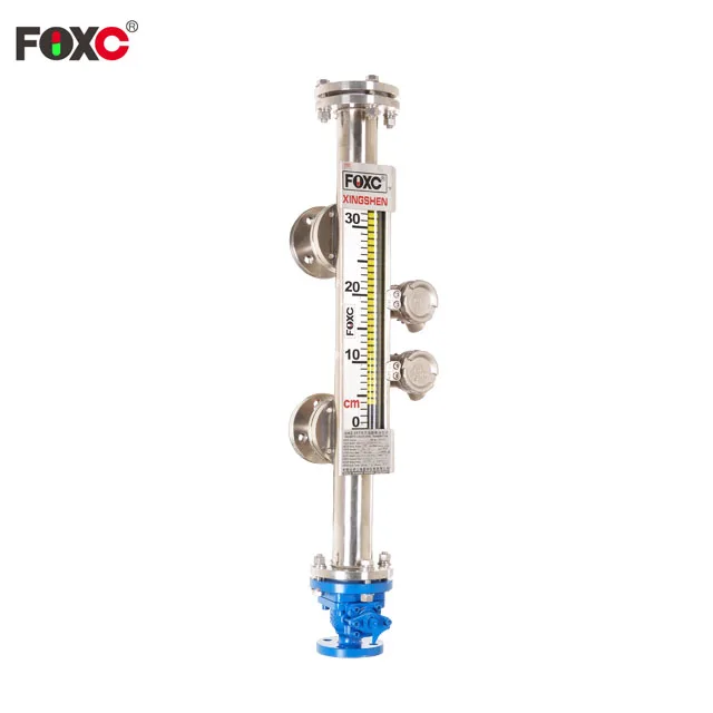 UHZ-517C17 corrosion-proof magnetic liquid level gauge assembled with universal UPVC pipe with economic price