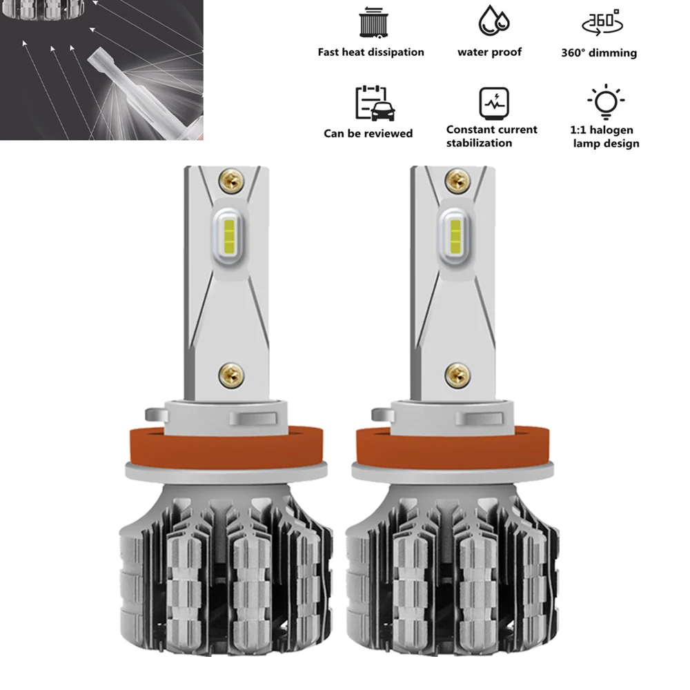 Car LED Headlight Lamp For Nissan Murano 2003 -2018 Light High Low Beam Fog 1 Pair H9 H8 H11 9005 9006 9007 | Автомобили и
