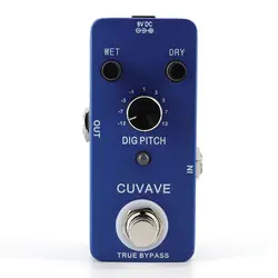 CUVAVE DIG Pitch гитарный эффект педали True bypass Effects Stompbox для электрогитары с 9 типами +-Oct pitch range