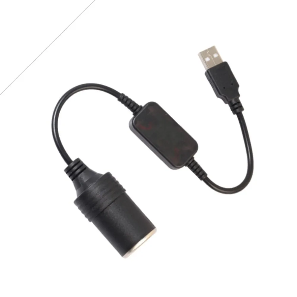 Usb 5 В до 12 В LED дальнего света Регистраторы Питание электронный собачий прикуриватель Usb к прикуривателю материнской