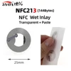 100pcs Ntag213 Ntag215 Ntag216 NFC Tag 13.56MHz ISO14443A Sticker 213 NFC Phone Available RFID tags Stickers Adhesive Label 2