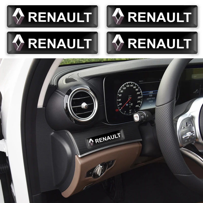 10 шт. защитные наклейки для автомобиля Renault duster megane 2 logan Clio|Наклейки на автомобиль|