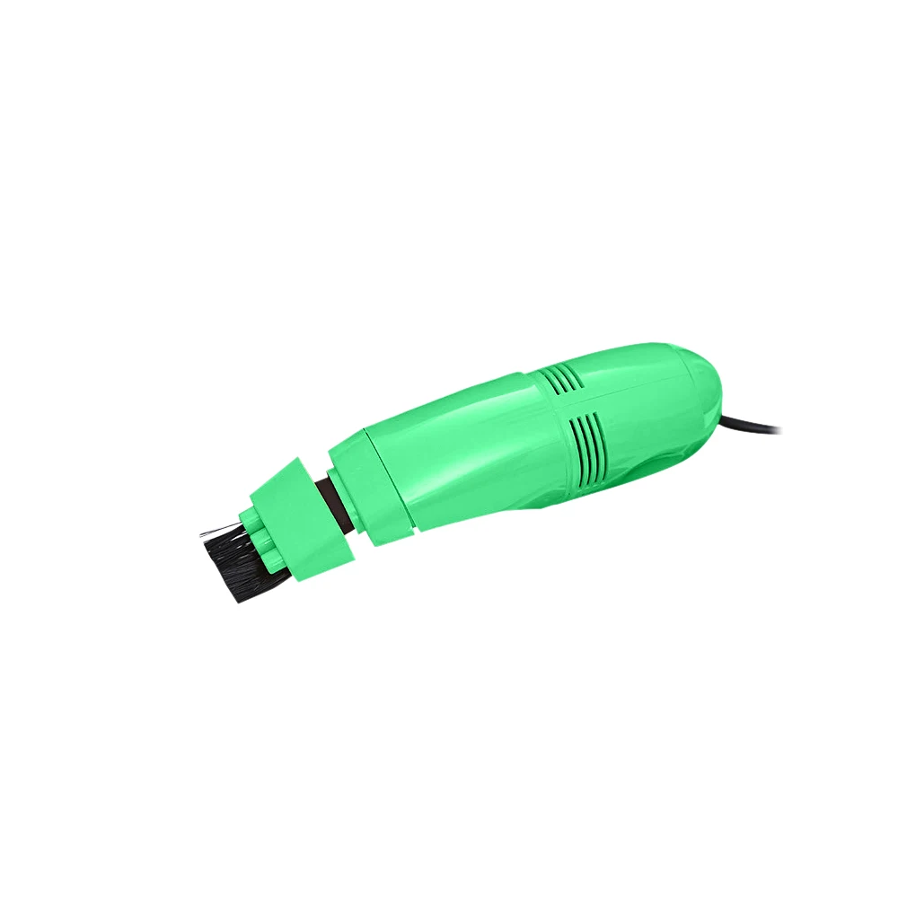 Зеленый Creative USB Keyboard Vacuum Cleaner Portable Mini Handheld USB Vacuum Cleaner Keyboard Cleaner(Blue - Цвет: Зеленый