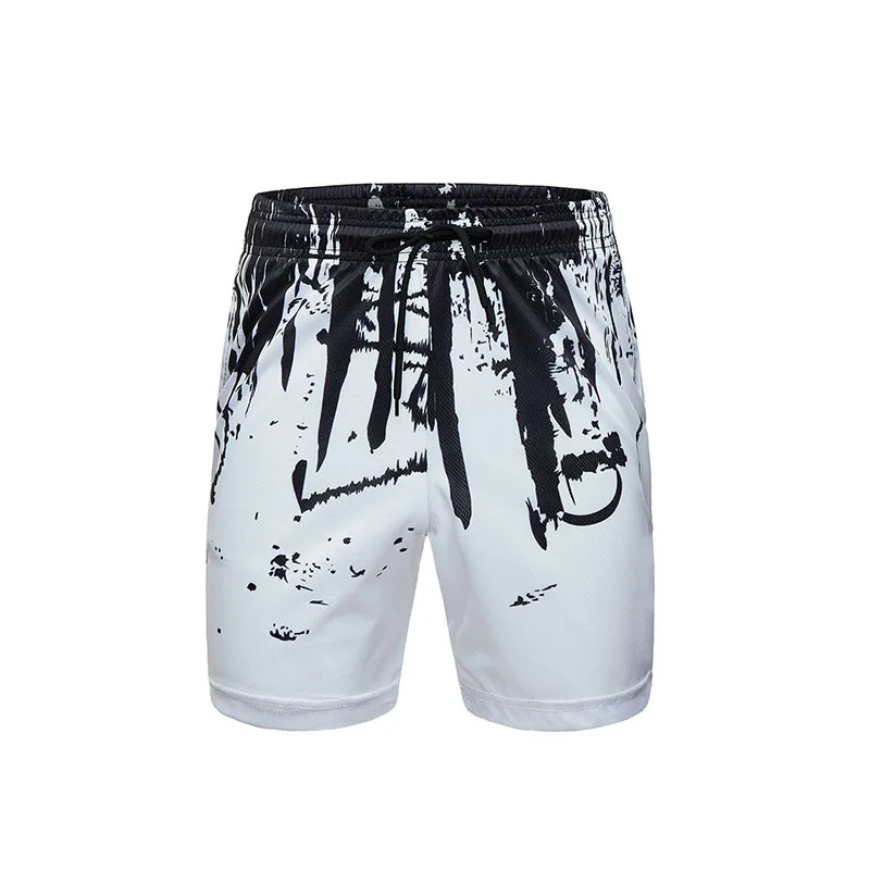 

2020 new printed beach pants men's plus size sports shorts casual shorts quick-drying sports fitness shorts