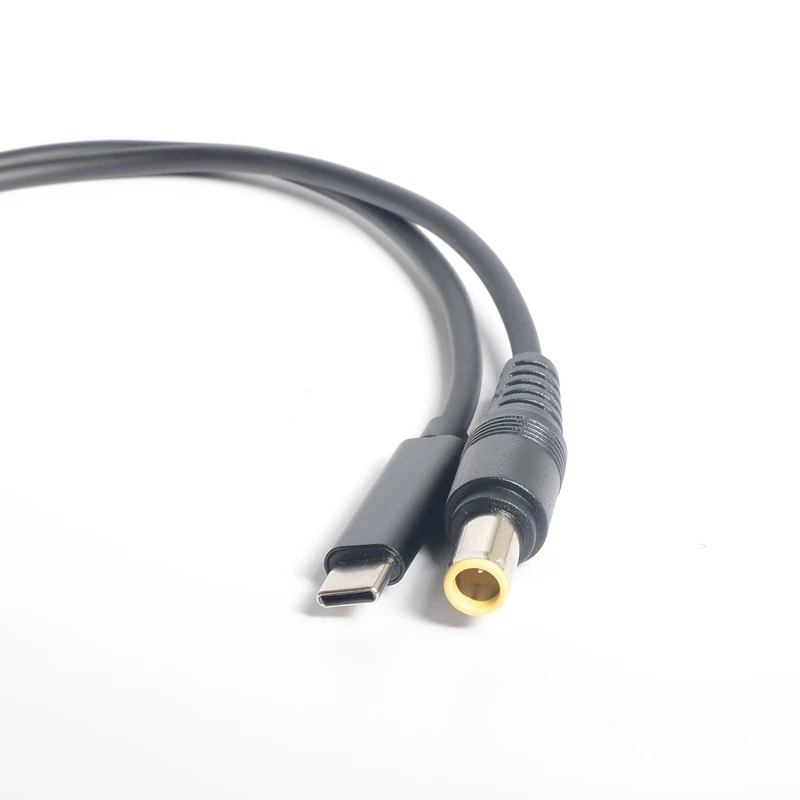 유형 C USB C  7.9*5.5mm 플러그 변환기 Lenovo Thinkpad X60 T60 T61 X200 X201 X220 X230 용 Dc 전원 PD 어댑터 충전 케이블