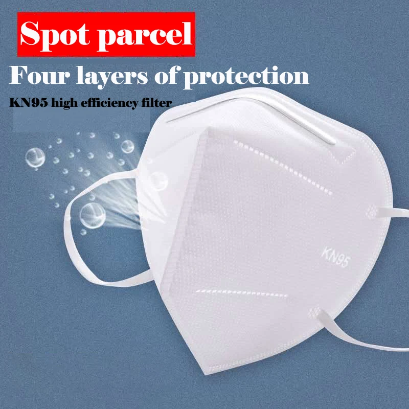

10 pcs KN95 Dustproof Anti-fog And Breathable Face Masks 95% Filtration N95 Masks Features as KF94 FFP2