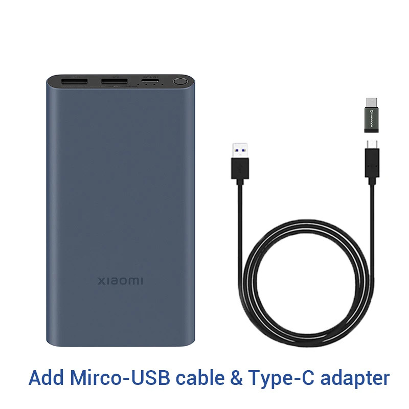 ตัวเลือกสินค้า Power Bank 10000mAh ชาร์จเร็ว PD 22.5W สำหรับมือถือ