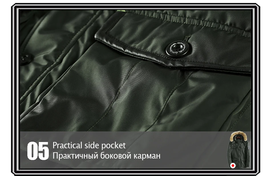 Новинка, мужские зимние повседневные парки с хлопковой подкладкой, одноцветные куртки для мужчин, толстые теплые длинные высококачественные пальто с меховым капюшоном для мужчин