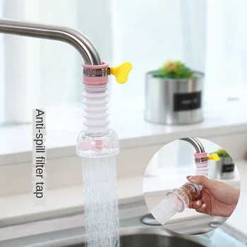 

Kitchen Faucet maifanshi shower head water-saving device with buckle 360 degree rotating splash-proof tap water filter
