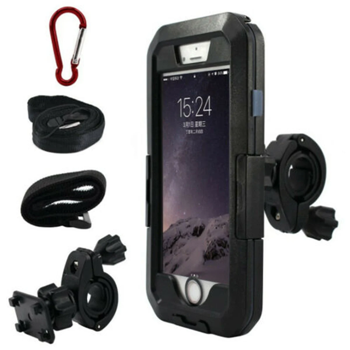 

Bike Phone Case Motorcycle Handlebar Waterproof Phone Mount Holder Cases For IPhone