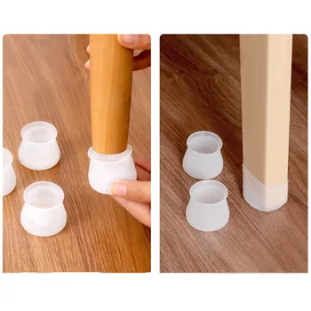 

Chair Table Mat Feet Cover Foot Legs Bottom Universal slip Protection Floor Pads Caps Set Protectors Wood Stool Mute Furniture