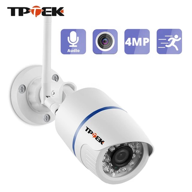 4MP 1080P IP Camera Outdoor WiFi Home Security Camera Wireless Surveillance Wi Fi Bullet Waterproof IP Video HD Camara CamHi Cam