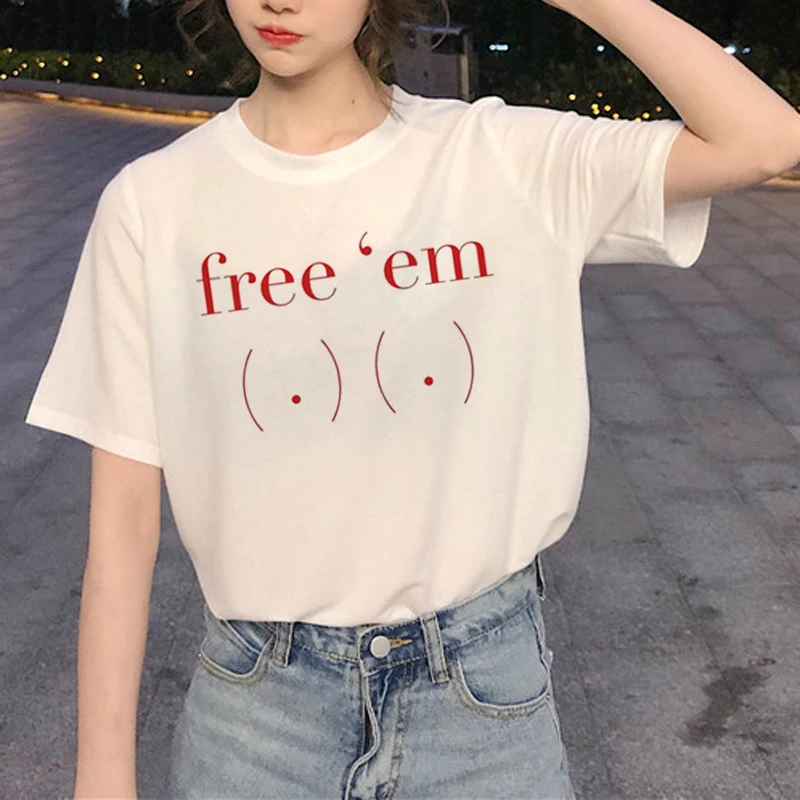Новинка женской футболки Для женщин прав grl PWR Harajuku Ullzang футболка Девушка силы 90s футболка с изображением корейский стиль футболки женские