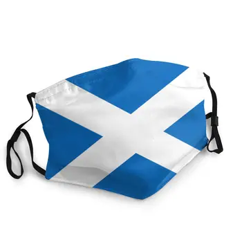 

Scotland Scottish Flag Non-Disposable Face Mask Pattern Dustproof Mask Protection Cover Respirator Mouth Muffle