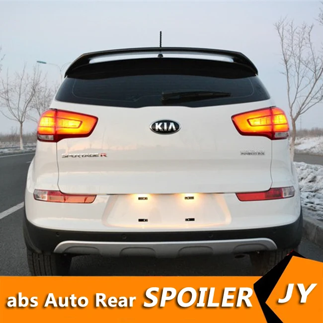 For Kia Sportage Spoiler 20142017 Sportage Spoiler With Light High Quality Abs Material Car