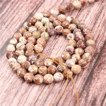 

Australian Zebra Beads Natural Stone Beads 2/3/4mm Pine Beads Space Beads Jewelry Making Necklace DIY