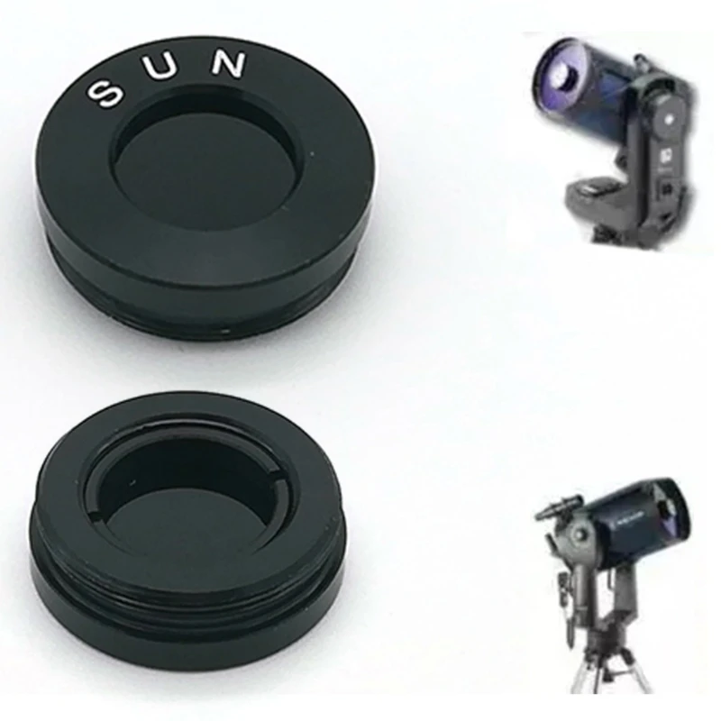 Astronomy Sun Filters 0.965inch/24.5mm Eyepiece Lens Accessory Full-Aluminum Standard Thread