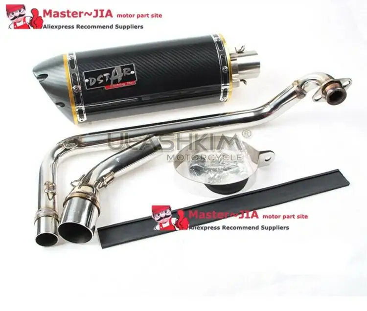 M3 мотоцикл полная система глушитель среднего подключения трубы слипоны для HONDA
