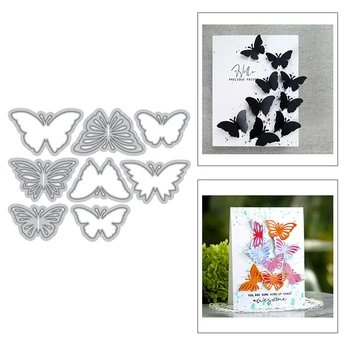 

2020 New Hot Butterfly Metal Cutting Dies Stencils and Scrapbooking For Animal Foil Die Cut Crafts Supplies Molds Sets No Stamp