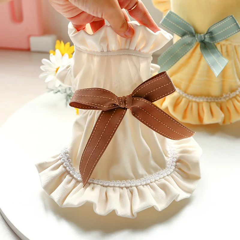 纯色蝴蝶结裙_0877