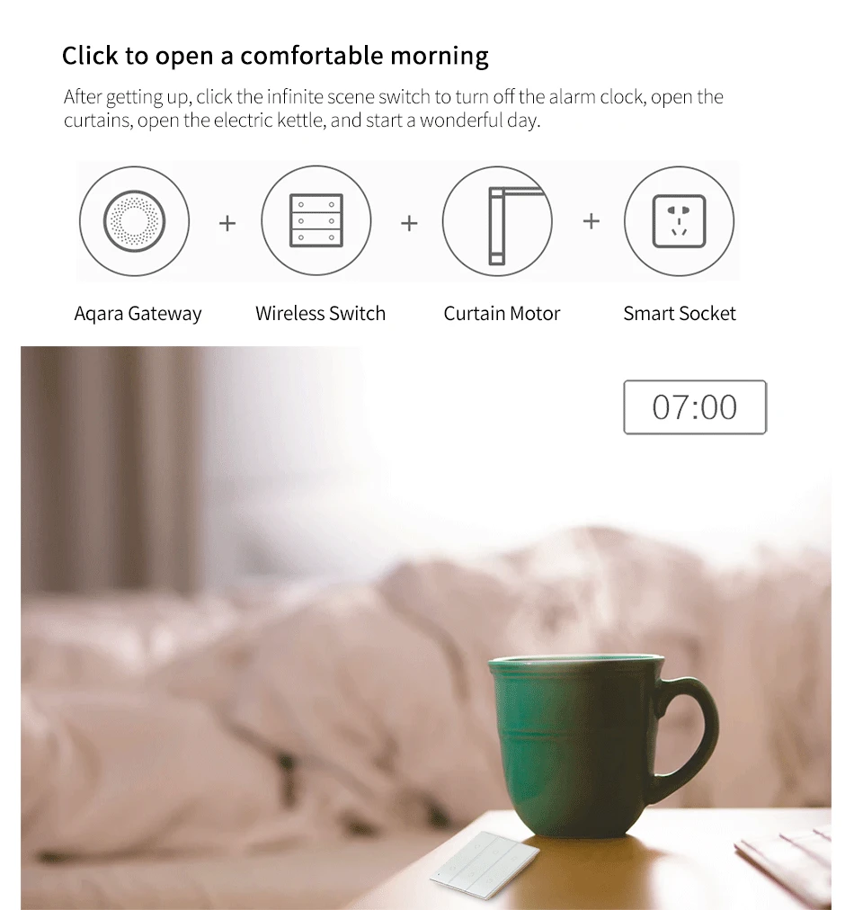 Новая международная версия Xiaomi Aqara opply беспроводной умный переключатель ZigBee 3,0 работает с Mijia App Apple HomeKit настенный переключатель