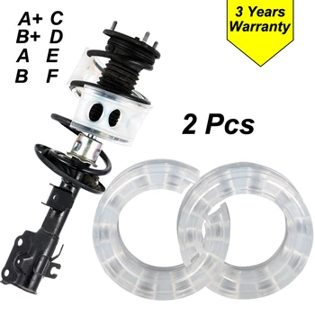 

2Pcs Rubber Car Shock Absorber Spring Buffers Automobile Suspension Buffers Spring Bumper Power Auto Parts Type A B C D E F