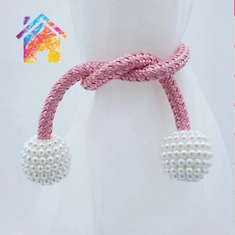 1 Piece of New Pearl Buckle Curtain Clip Curtain Frame Lace Buckle Clip Hanging Ball Buckle Lace Curtain Accessories Home Decora