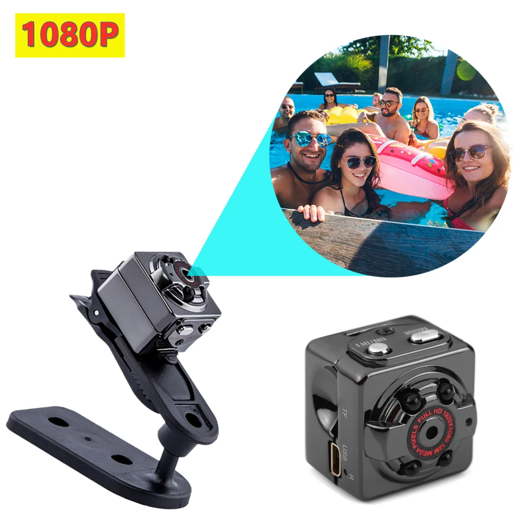 

SQ8 SQ 8 Smart 1080p Small Secret Micro Mini Camera Video Cam Night Vision Wireless Body DVR DV Tiny Minicamera Microchamber