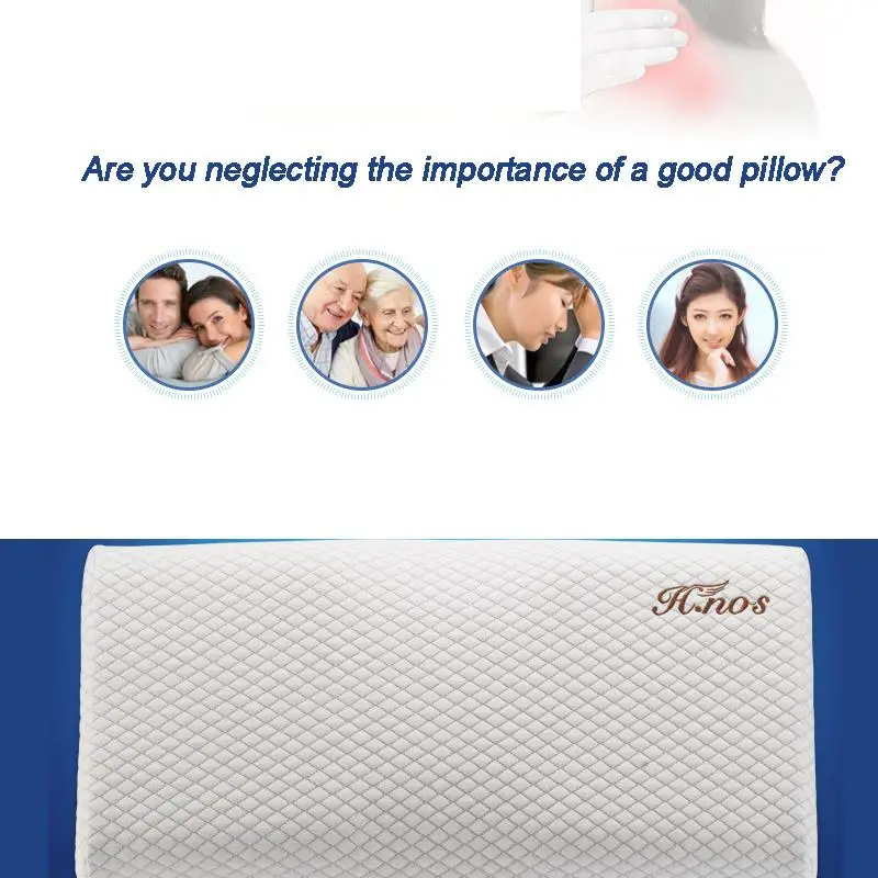 Memory Foam постельные принадлежности защитная подушка для шеи медленно восстанавливающийся поролон трендовые эргономичные шейные контуры пены памяти вдохновленные подушки