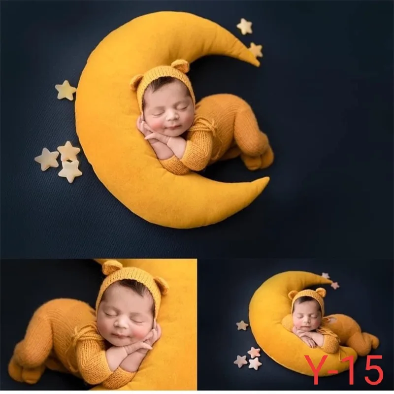 Baby Photography Accessories Newborn Props Moon Pillow Star Hat Set Studio Boy Girl Photo Shoot Background Fotografia Blanket Baby Photography Accessories Newborn Props Moon Pillow Star Hat Set Studio Boy Girl Photo Shoot Background Fotografia Blanket