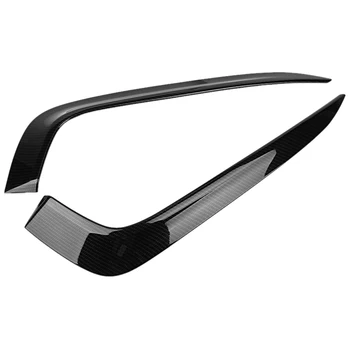 

Car Carbon Fiber Front Fog Fight Lamp Eyebrow Cover Strip for Honda Civic 10Th Generation 2016+